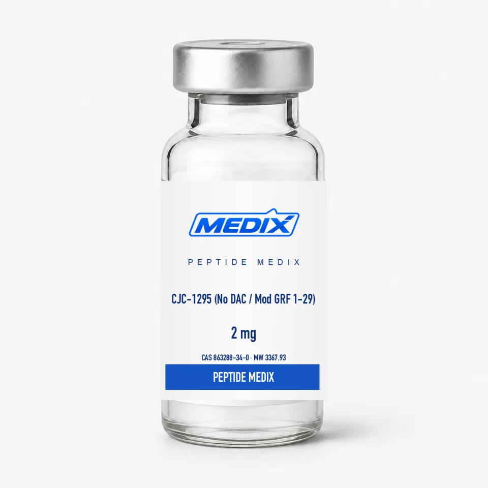 CJC-1295 (No DAC / Mod GRF 1-29) — Lyophilized powder, sealed glass vial