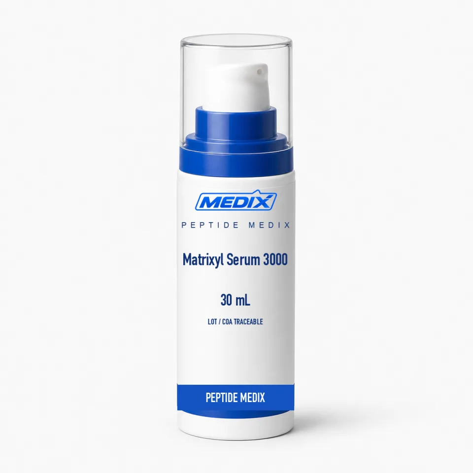 Matrixyl Serum 3000 — Clear low-viscosity aqueous serum in a 30 mL bottle