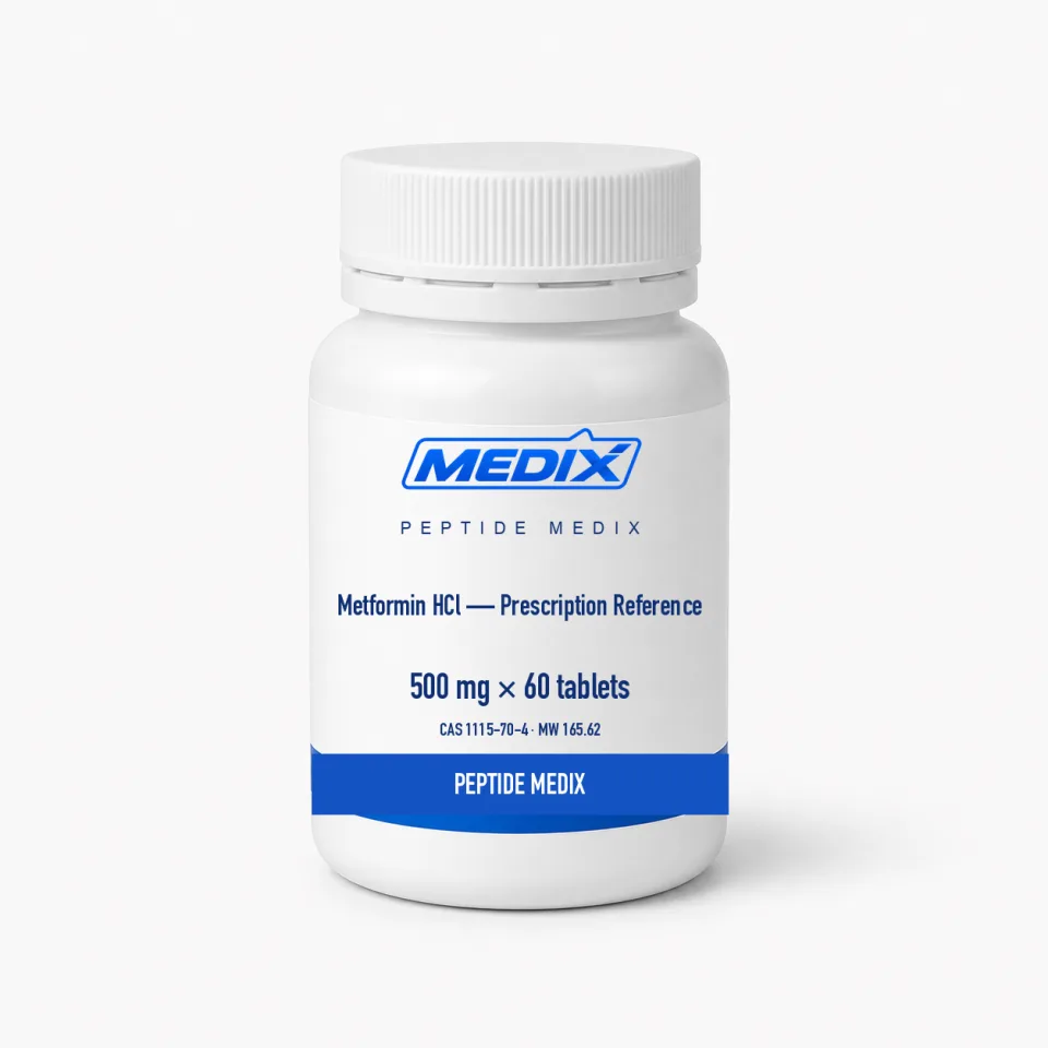 Metformin HCl — Prescription Reference — research vial