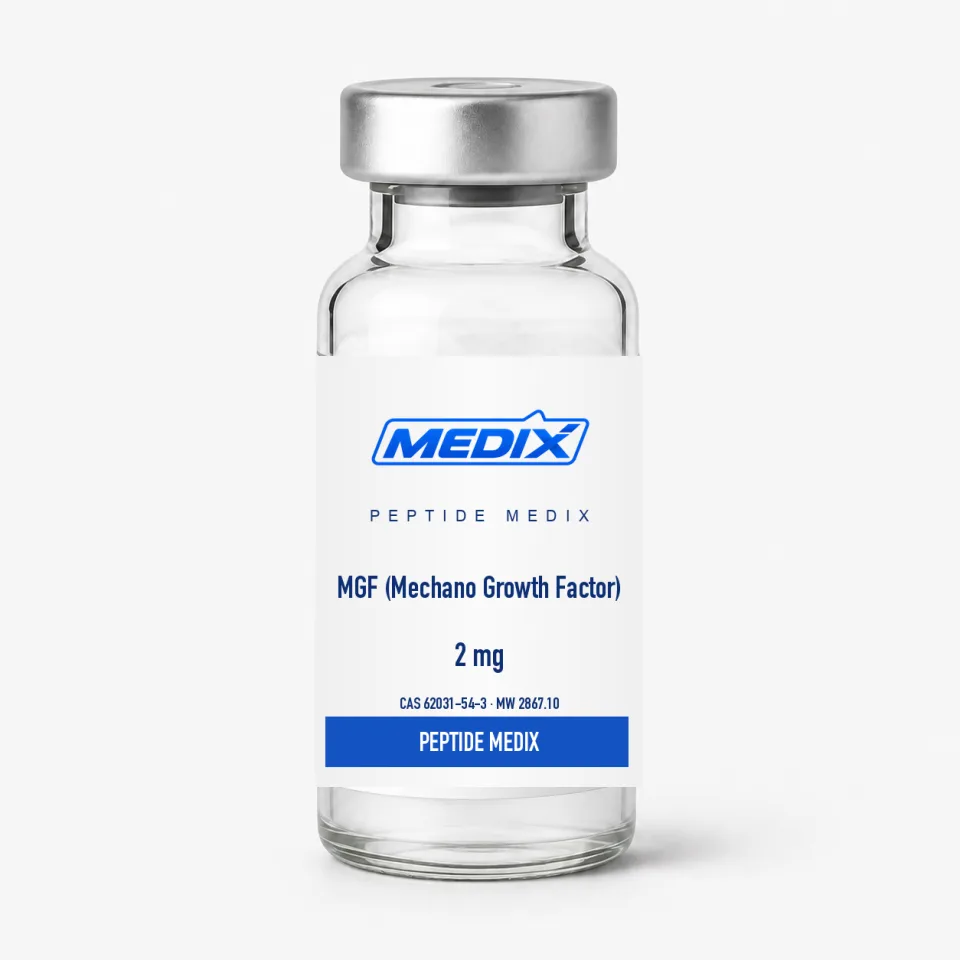 MGF (Mechano Growth Factor) — Lyophilized powder, sealed glass vial