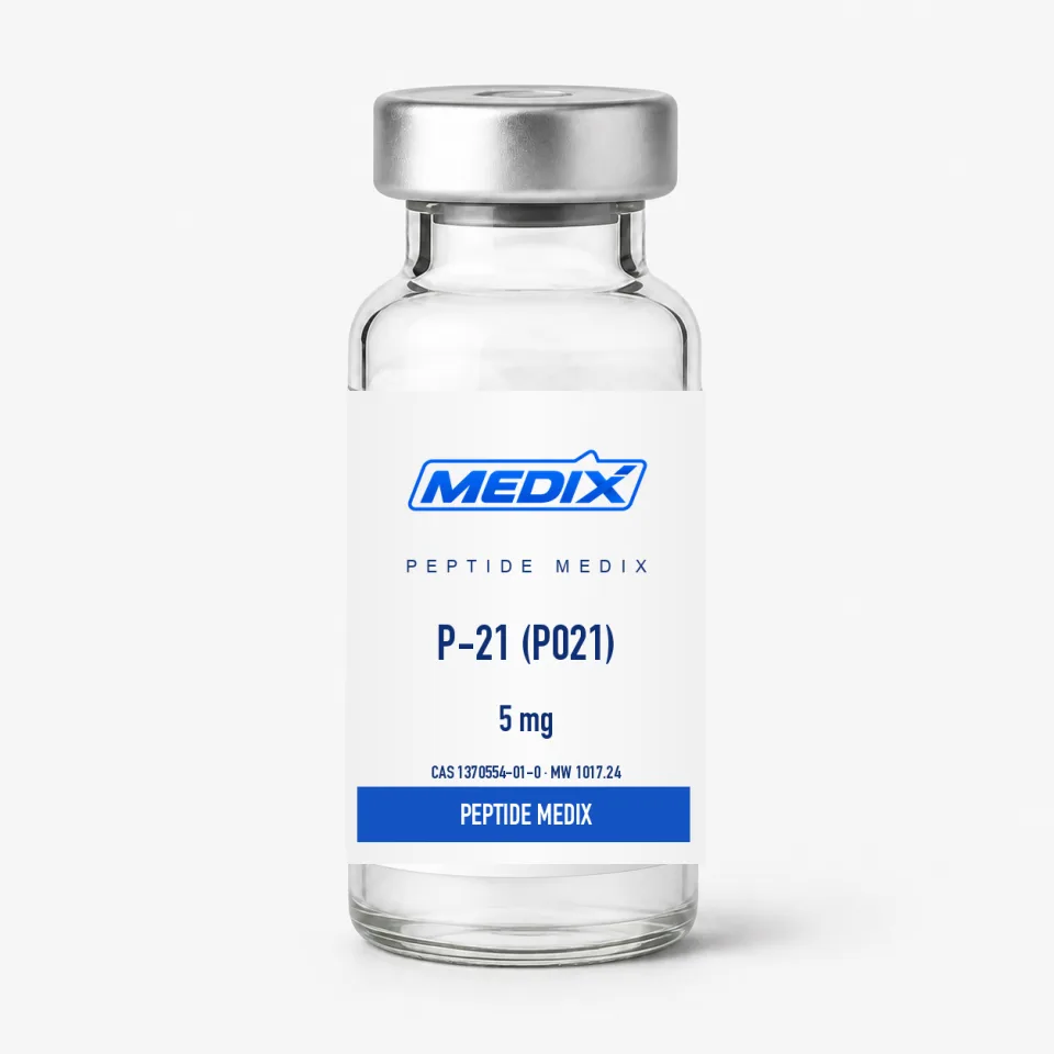 P-21 (P021) — Lyophilized powder in a sealed glass vial