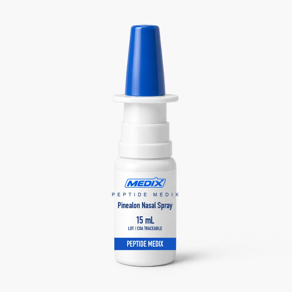 Pinealon Nasal Spray — Pre-mixed aqueous solution in an amber bottle with metered nasal pump