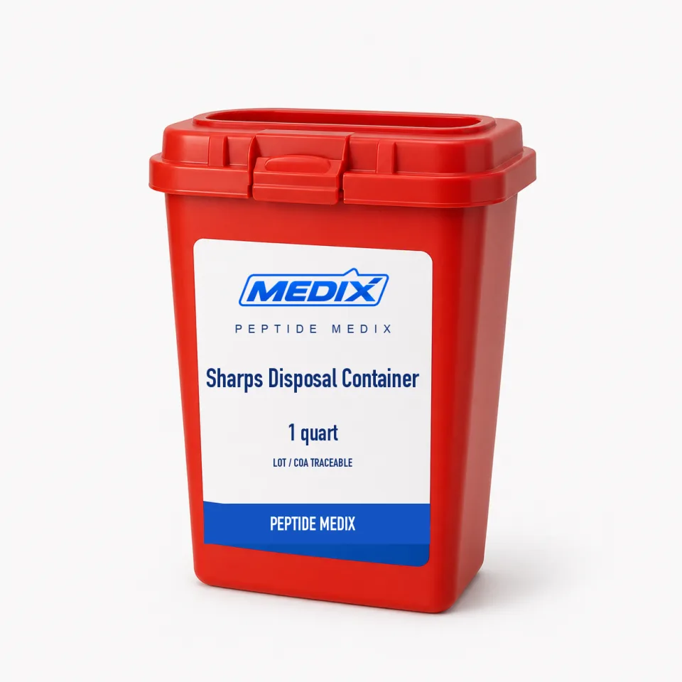 Sharps Disposal Container — research vial