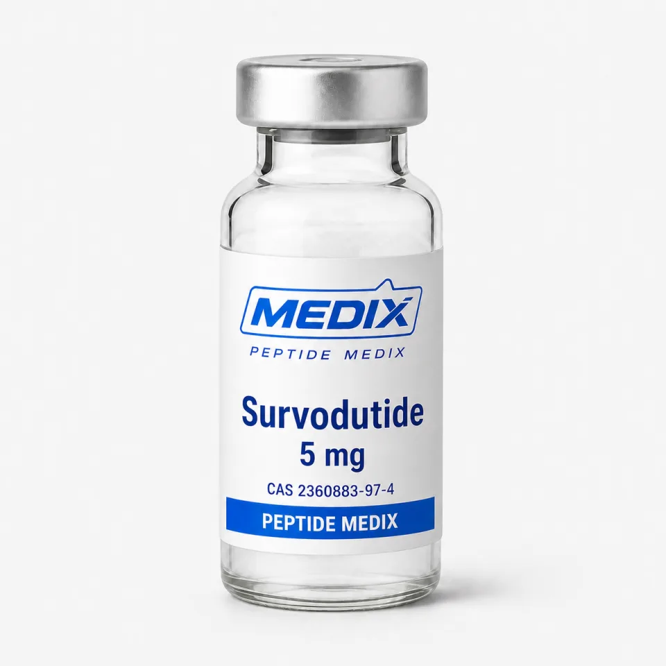 Survodutide — Lyophilized powder, sealed glass vial with flip-off seal